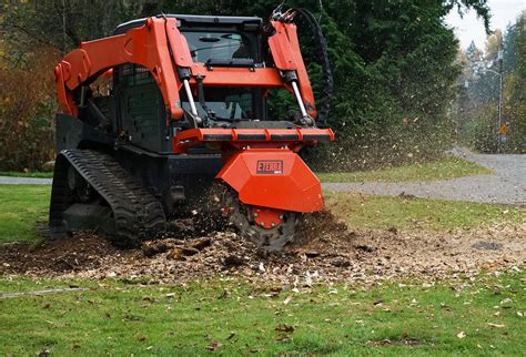 cat skid steer stump grinder attachment|skid loader mounted stump grinder.